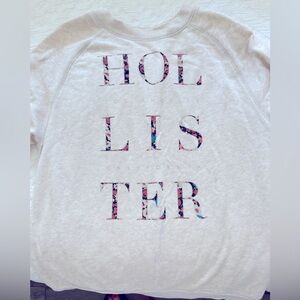 Hollister Floral Graphic Sweatshirt Los Angeles California